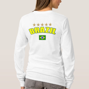 Brasilien-Fußball - Brasilien 5 spielt Brasilianer T-Shirt