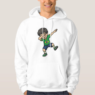 Brasilien Fußball Dab Junge Vintage Vector Shirt_1 Hoodie