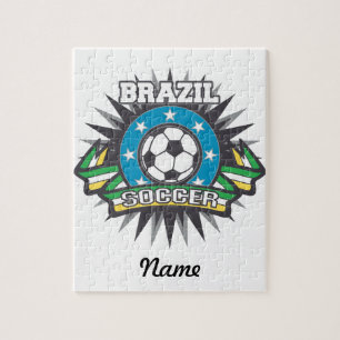 Brasilien-Fußball-Explosion Puzzle