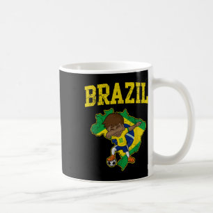 Brasilien Fußball Junge Brasilianischer Fußball Da Kaffeetasse