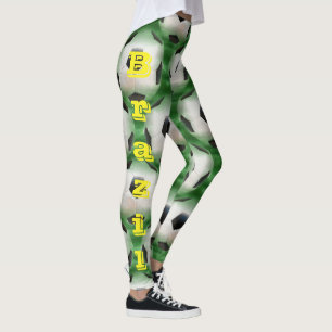 Brasilien-Fußball Leggings