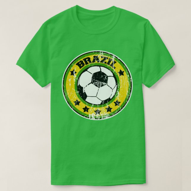 Brasilien Fußball (Not leidend) T-Shirt (Design vorne)