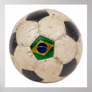 Brasilien Fußball Poster