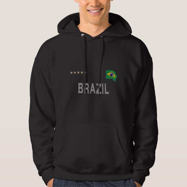 Brasilien Fußball Shirt Herz (Vorderseite)