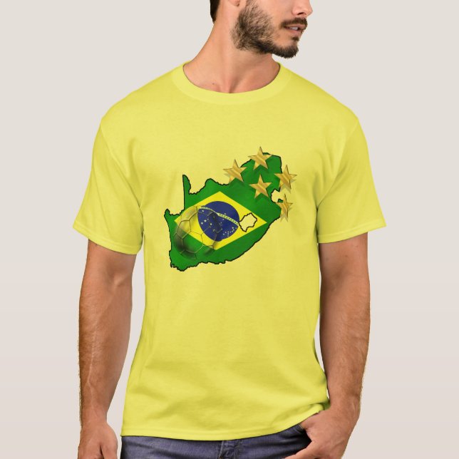 Brasilien-Fußball T-Shirt (Vorderseite)