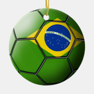 Brasilien-Fußball-Verzierung Keramikornament
