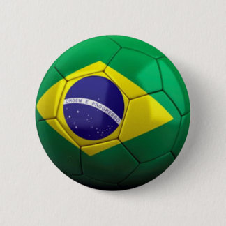 Brasilien-Fußballknopf Button