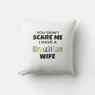 Brasilien Geschenk Sie kümmern mich nicht, ich hab Kissen