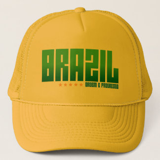 Brasilien-Hut Truckerkappe