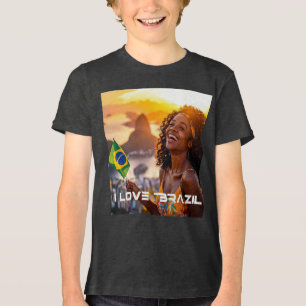 BRASILIEN - ICH LIEBE BRASILIEN Tri-Blend SHIRT