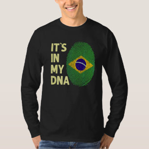Brasilien in meinem DNA-Brazilian Flag Team Brasil T-Shirt