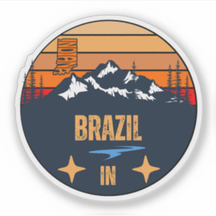 Brasilien, Indiana Aufkleber