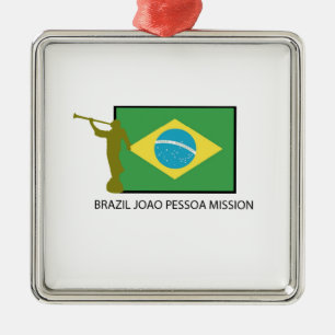 BRASILIEN JOAO PESSOA AUFTRAG LDS SILBERNES ORNAMENT