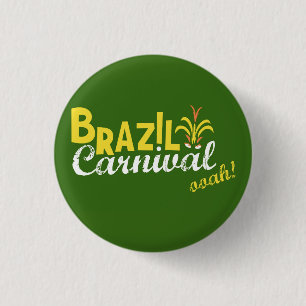 Brasilien-Karneval ooah! Button