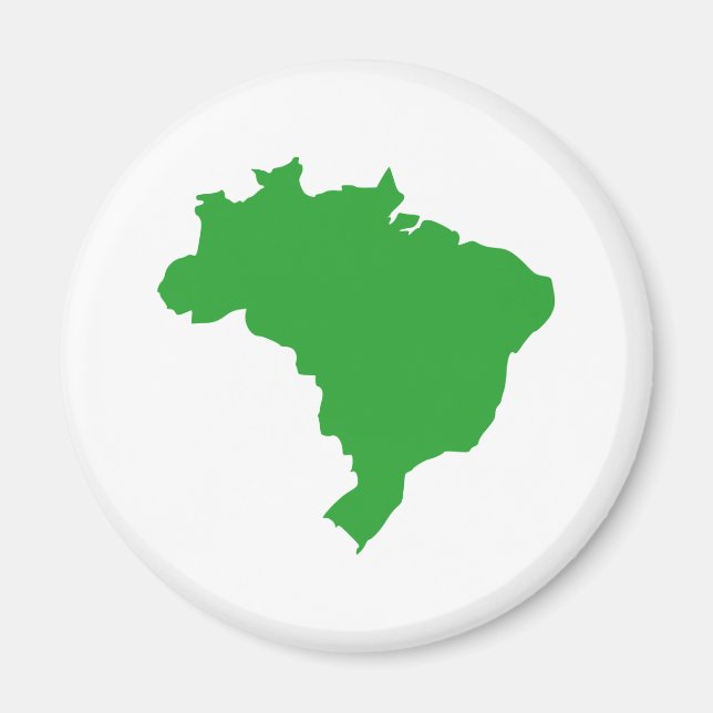 Brasilien Karte Magnet (Vorne)