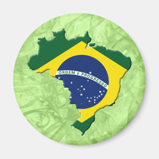 Brasilien-Karte Magnet