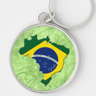 Brasilien-Karte Schlüsselanhänger