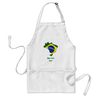 Brasilien-Karte Schürze
