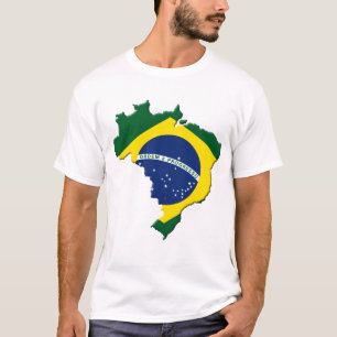 Brasilien-Karte T-Shirt