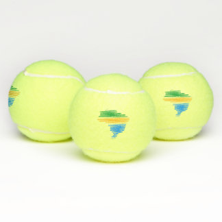 Brasilien kartografiert Grenze mit brasilianischen Tennisbälle