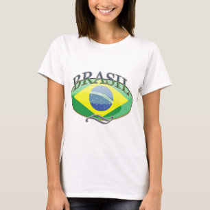 Brasilien-Knopf T-Shirt