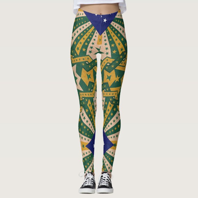 Brasilien-Kollektion Leggings (Vorderseite)