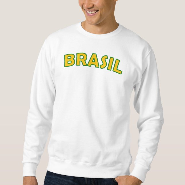 Brasilien-Kontur-Sweatshirt Sweatshirt (Vorderseite)