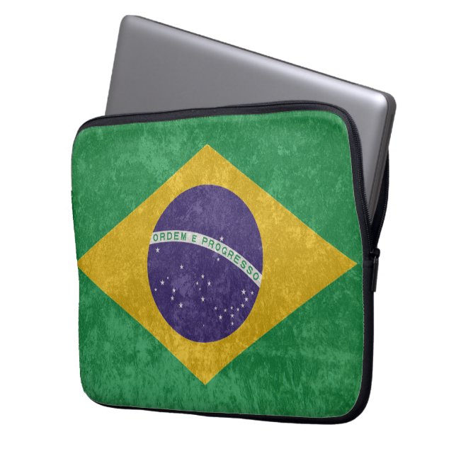 Brasilien Laptopschutzhülle (Vorderseite Links)