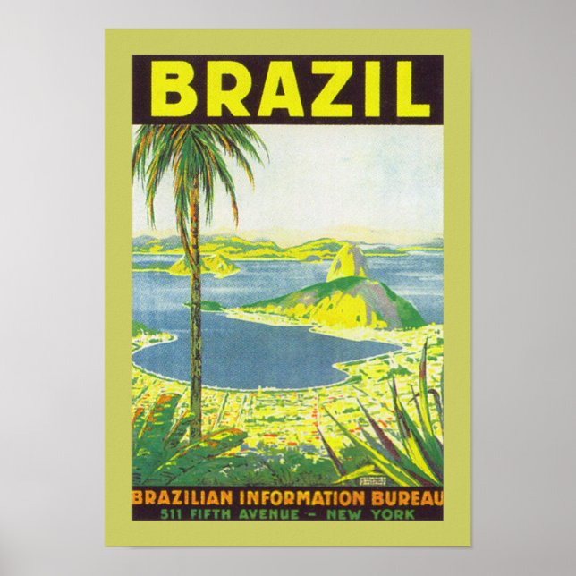 Brasilien (Leinwand) Poster (Vorne)