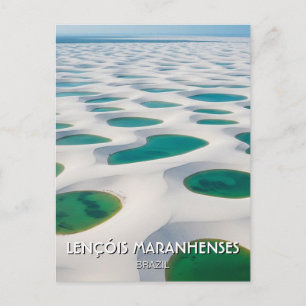 Brasilien Lençóis Maranhenses Reise Postkarte