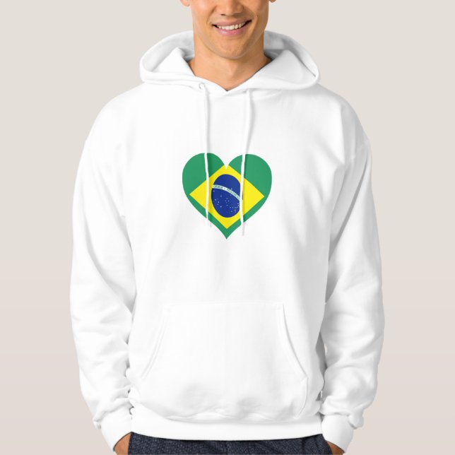 Brasilien Liebe Hoodie (Vorderseite)