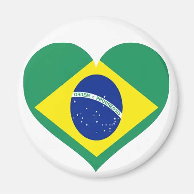 Brasilien Liebe Magnet (Vorne)