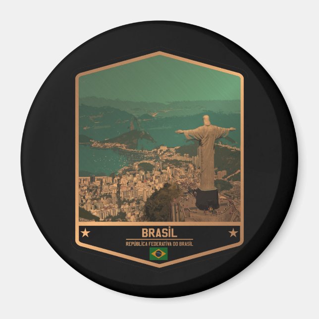 Brasilien Magnet (Vorne)