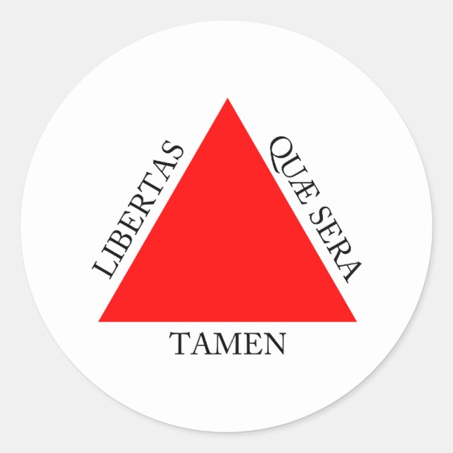 Brasilien Minas Gerais Hochwertige Flagge Runder Aufkleber (Vorderseite)