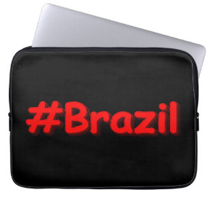 "#Brasilien" Niedliches Design. Jetzt kaufen Laptopschutzhülle