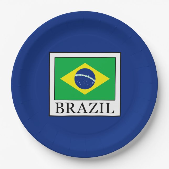 Brasilien Pappteller (Vorderseite)