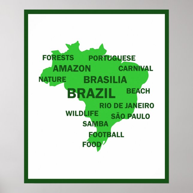 Brasilien Poster (Vorne)