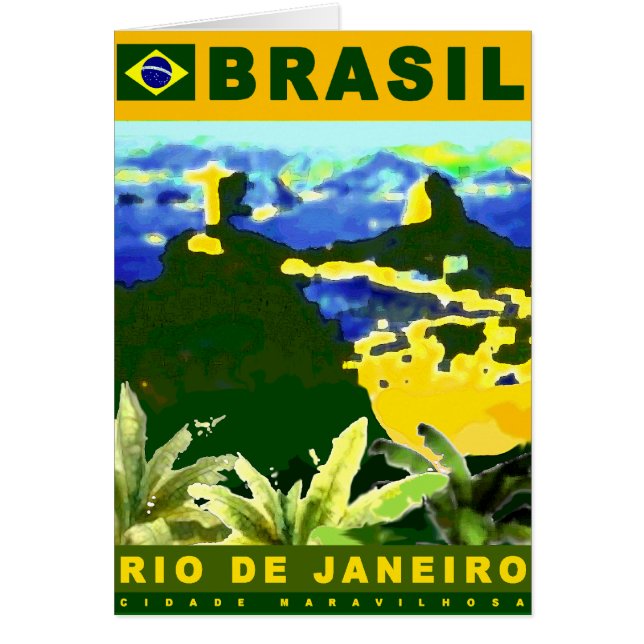 Brasilien Poster-Design (Vorne)
