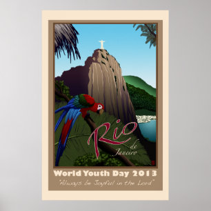 Brasilien-Reiseposter Poster