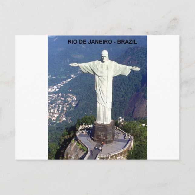 Brasilien Rio De Janeiro christ (St.K.) Postkarte (Vorderseite)