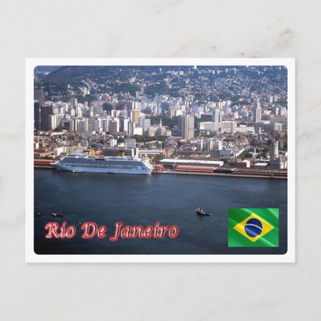 Brasilien - Rio De Janeiro - Hafen - Postkarte (Vorderseite)