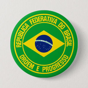 Brasilien-Runde Button