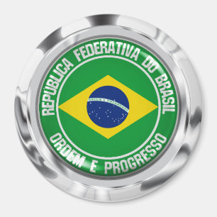 Brasilien-Runde Magnet