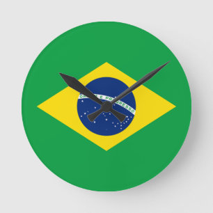 Brasilien Runde Wanduhr