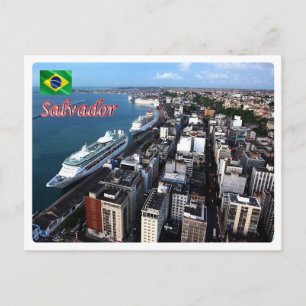 Brasilien - Salvador - Hafen - Postkarte