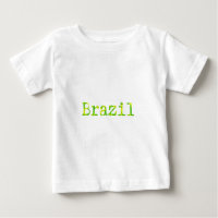 Brasilien Schriftart Grün und Gelb
