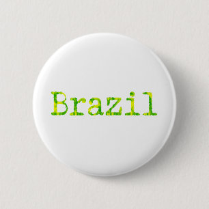 Brasilien Schriftart Grün und Gelb Button