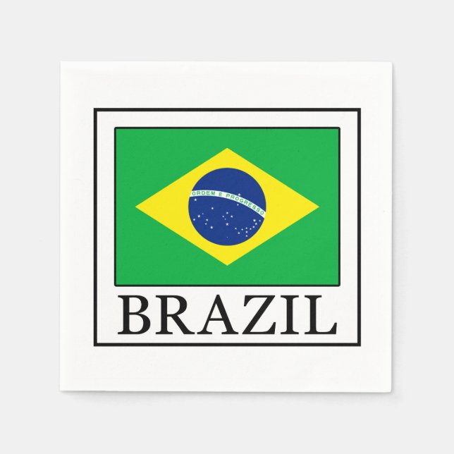 Brasilien Serviette (Vorderseite)
