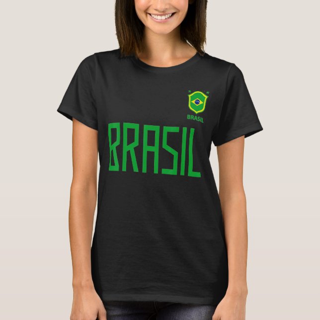 Brasilien Shirt Damen Männer Kinder Brasilianische (Vorderseite)