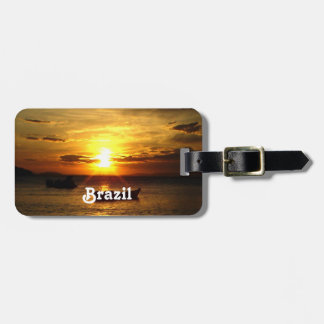 Brasilien-Sonnenuntergang Gepäckanhänger